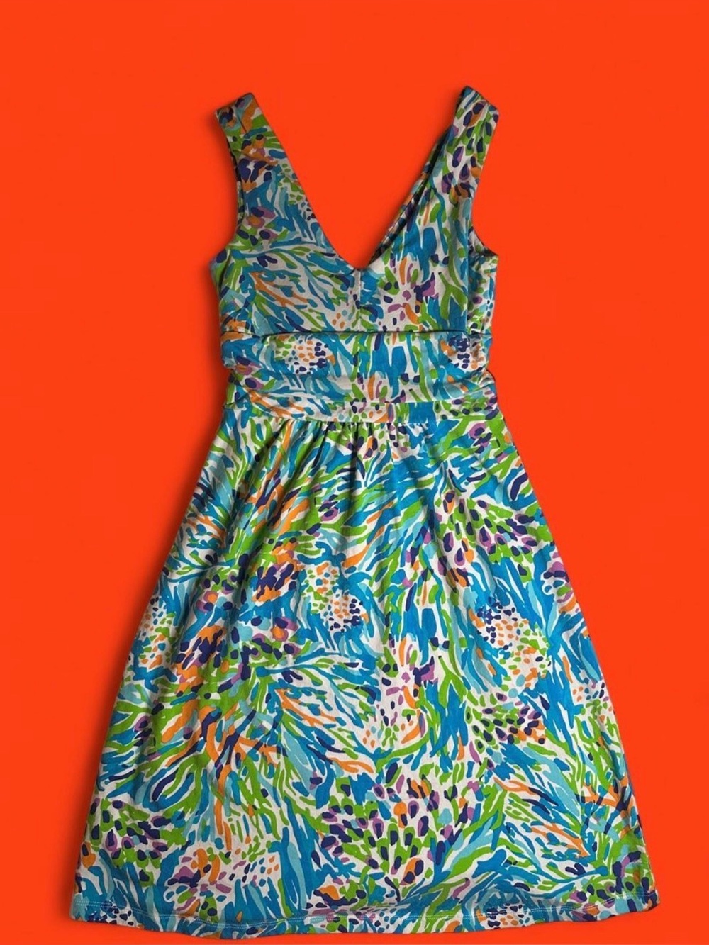 Lilly Pulitzer "Sea Soiree" Shianne V-Neck Mini Dress size XS